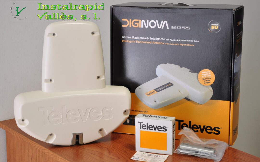Instalrapid Vallès S.L., antenas Mollet del Vallès, Diginova Boss antena radomizada inteligente, precio oferta 102€ (IVA incluido)