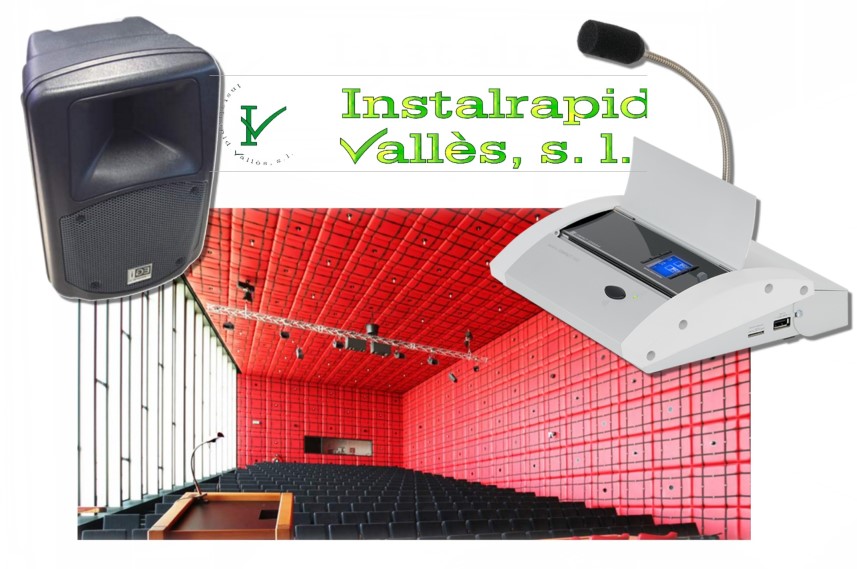 Instalrapid Vallès S.L., Mollet del Vallès, Barcelona, sistemas de sonido y megafonía profesionales.