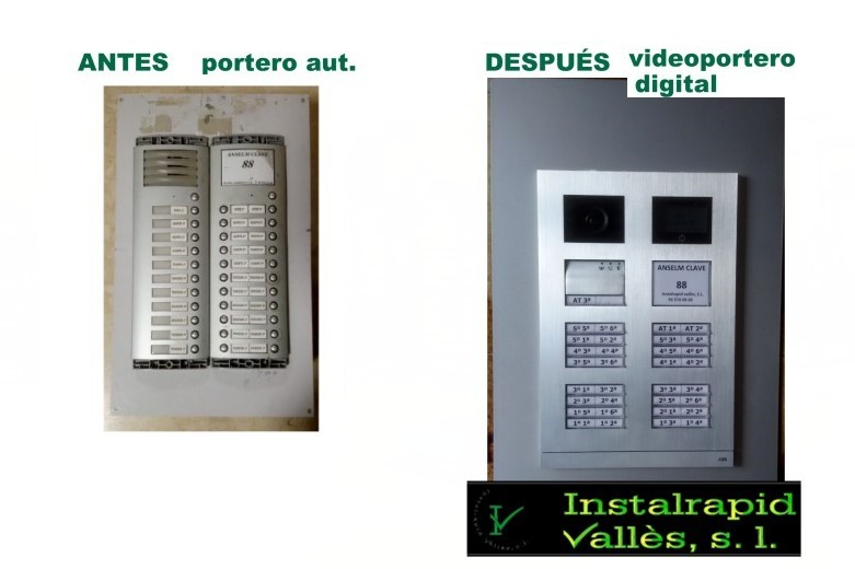 Instalrapid Vallès S.L., antenas Mollet del Vallès, instalar nuevo vídeo portero comunidad de vecinos