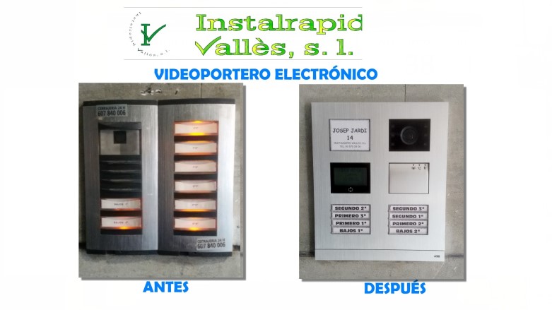 Instalrapid Vallès S.L.Mollet del Vallès, Barcelona, vídeo porteros digitales ABB Niessen Welcome, instalaciones profesionales para comunidades de viviendas
