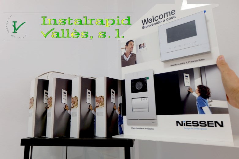 Instalrapid Vallès S.L.Mollet del Vallès, Barcelona, vídeo porteros digitales ABB Niessen Welcome, instalaciones profesionales para comunidades de viviendas, empresas, casas, apartamentos