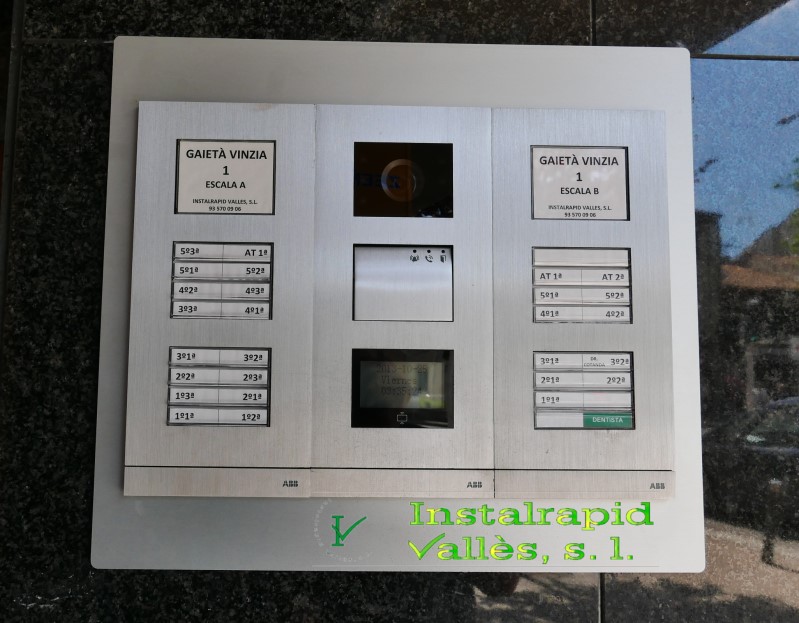 Nuevo Videoportero ABB instalador oficial en Mollet Instalrapid Vallès